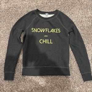 Aerie Snowflakes & Chill Sweatshirt